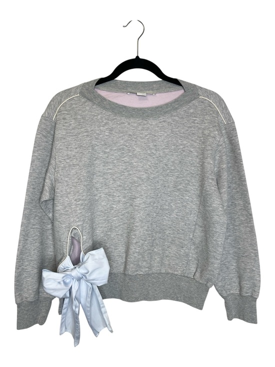 Stella McCartney Tops - STELLA MCCARTNEY Blue Side Bow Gray Sweatshirt size 38